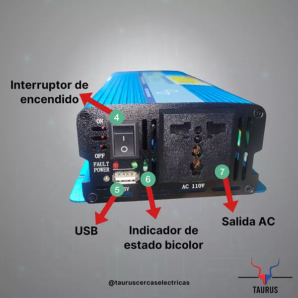 Inversor Onda Pura 600w 12v