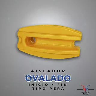 Aislador Principio Fin Ovalado