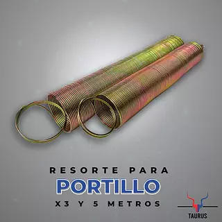Resorte Para Portillo 3 Metros