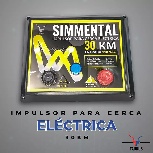Impulsor Cerca Eléctrica Simmental 30 Km
