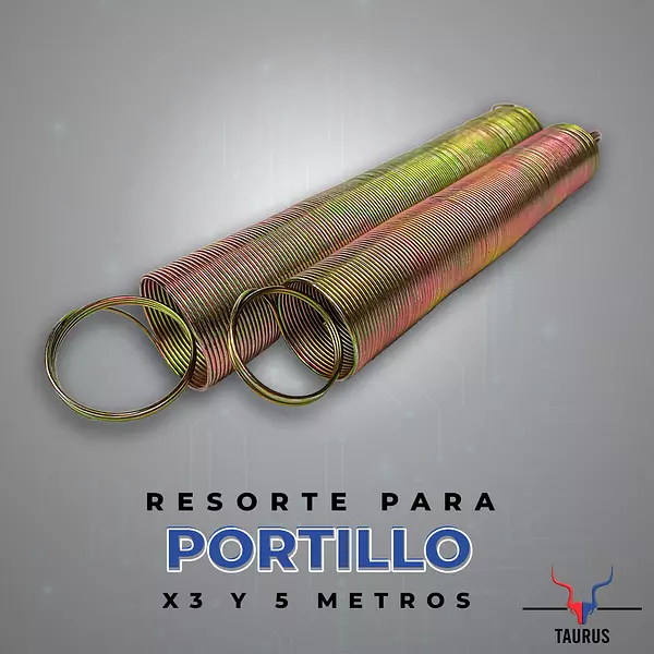 Resorte Para Portillo 5 Metros